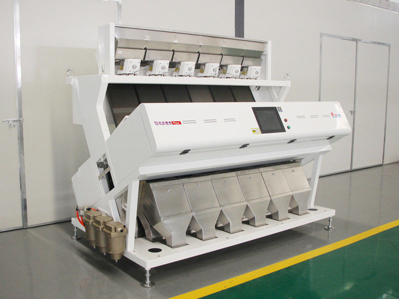 Automatic Belt Type Nuts Color Sorter Six Channels For Cashew Nuts Anti Jamming